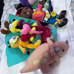 Colorful Plush Toy Set for Kids